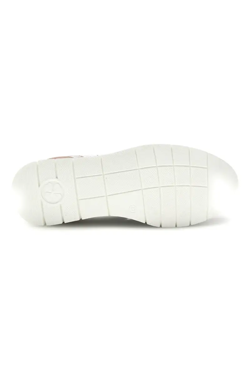 Sneakers bianche traforate in pelle con suoletta estraibile Prima riga 33314 [BIANCO] miniatura 5