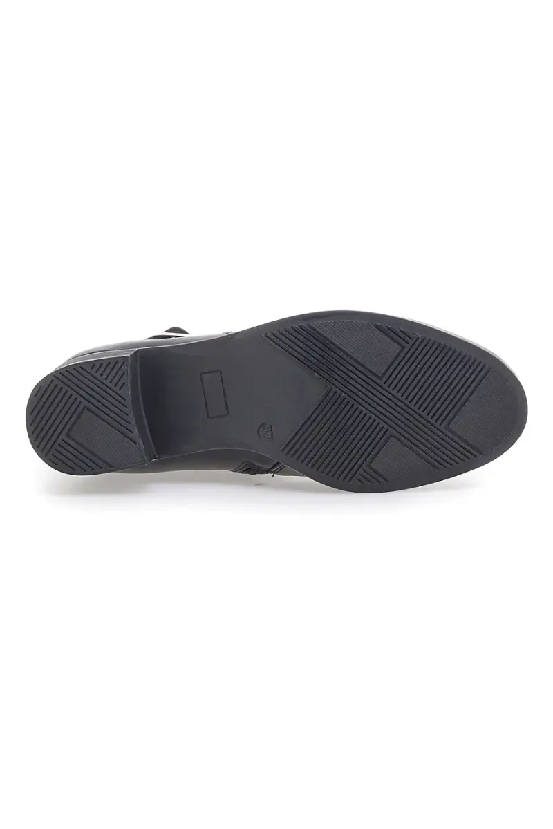 Stivaletti Neri con Tomaia in Pelle e Tacco a Blocco PRIMA RIFA SF1302 [NERO] miniatura 5