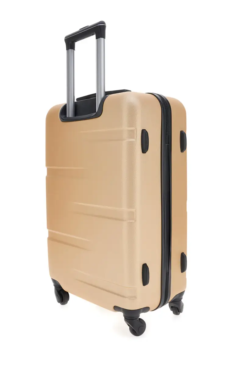 Trolley beige dorato rigido 4 ruote Prima Riga PR143/M [ORO] miniatura 3