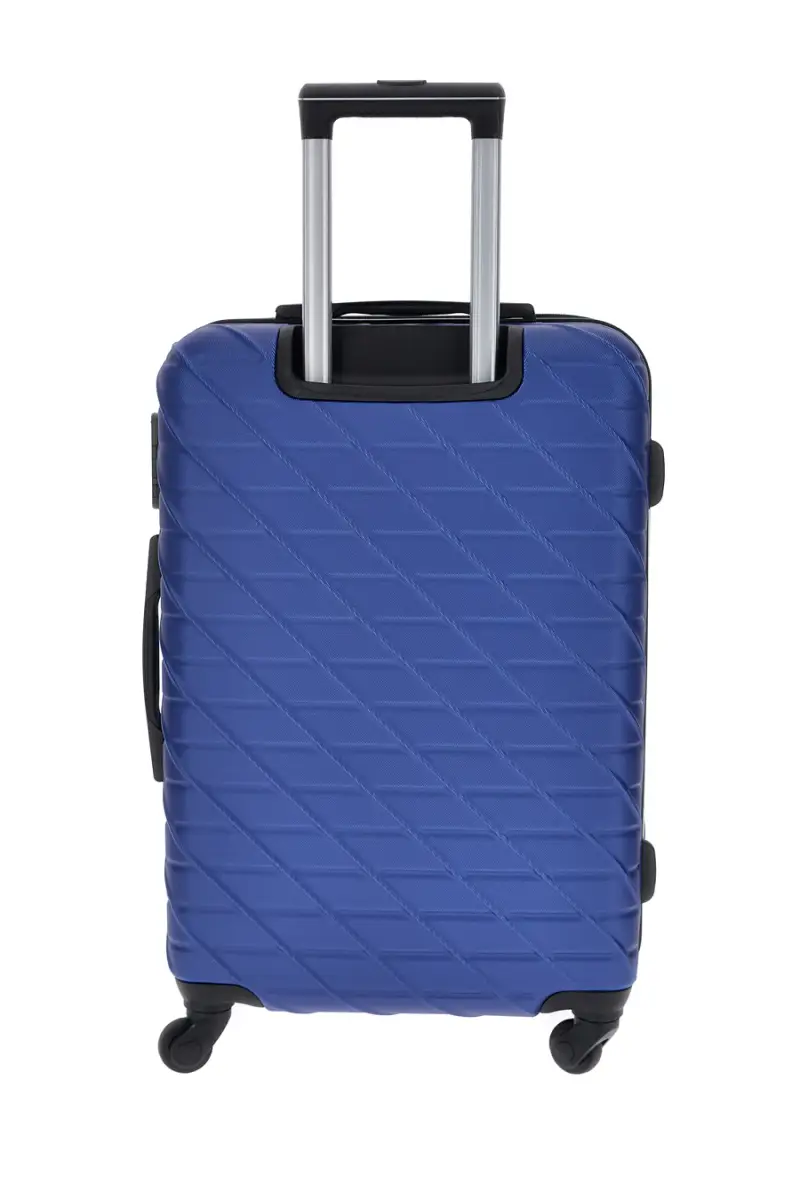 Trolley grande blu rigido con 4 ruote Prima riga PR157/G [BLUE] miniatura 4