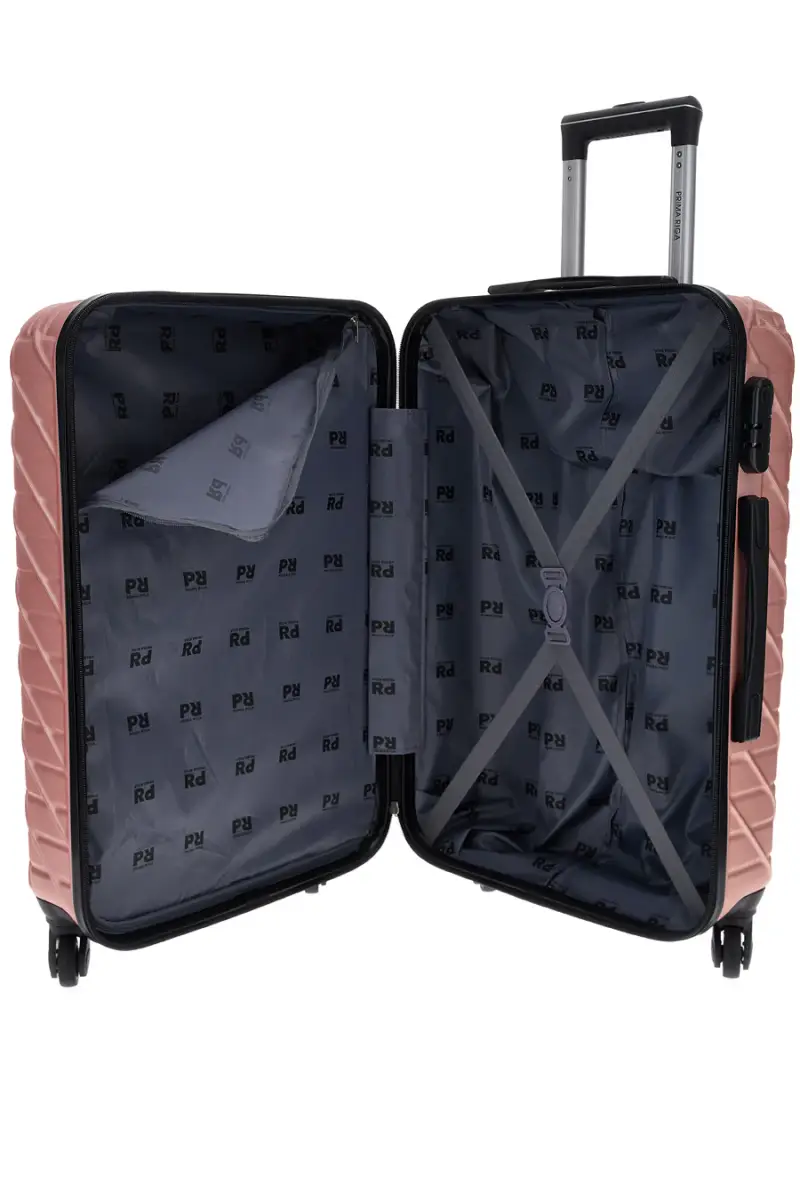 Trolley grande rose gold rigido con 4 ruote Prima riga PR157/G [ROSE GOLD] miniatura 5