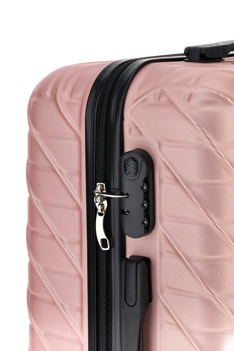 Trolley medio rose gold rigido con 4 ruote Prima riga PR157/M [ROSE GOLD] miniatura 2