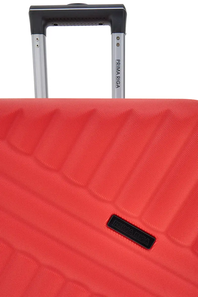 Trolley rosso rigido con ruote piroettanti Prima Riga PR162/P [ROSSO] miniatura 5