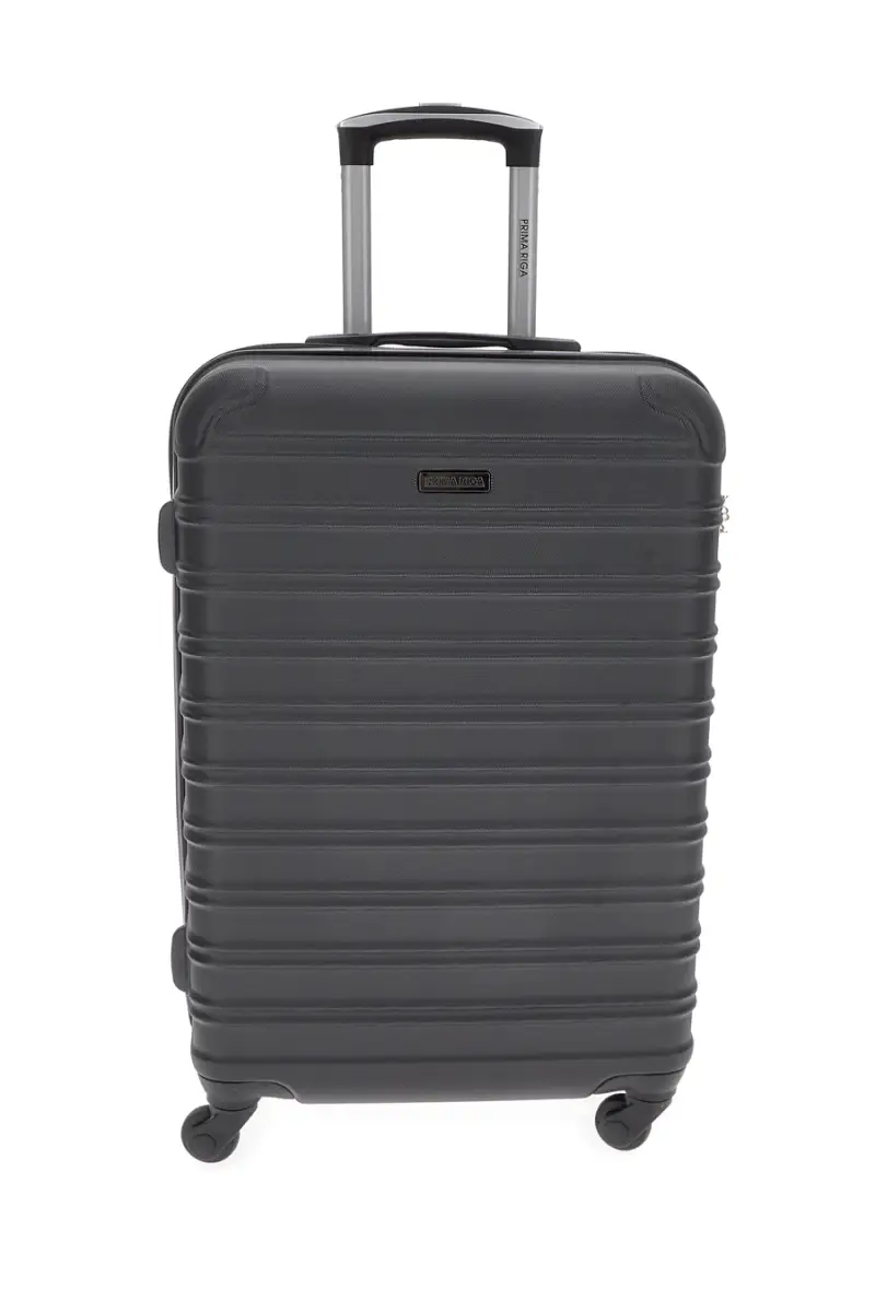 PRIMA RIGA Valigia rigida Nero 4014835