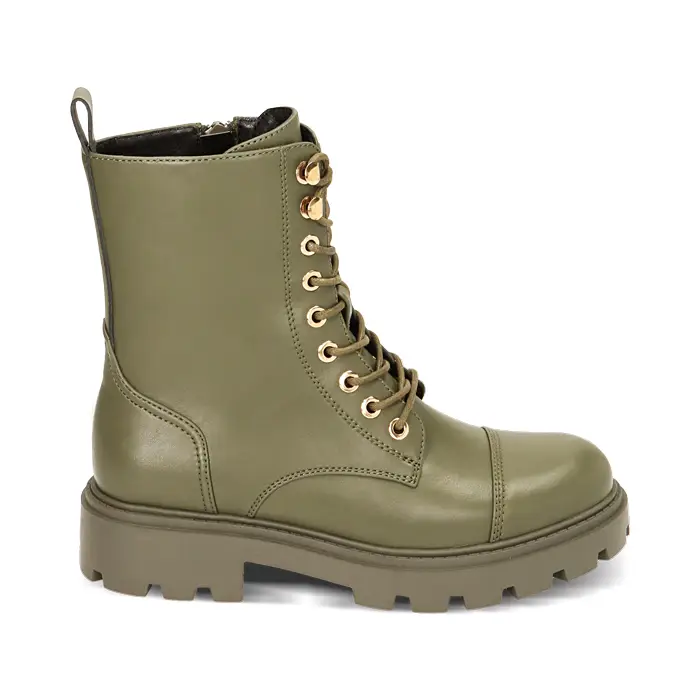 Anfibi da donna verde militare