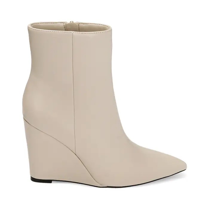 Ankle boots panna, zeppa 9,5 cm