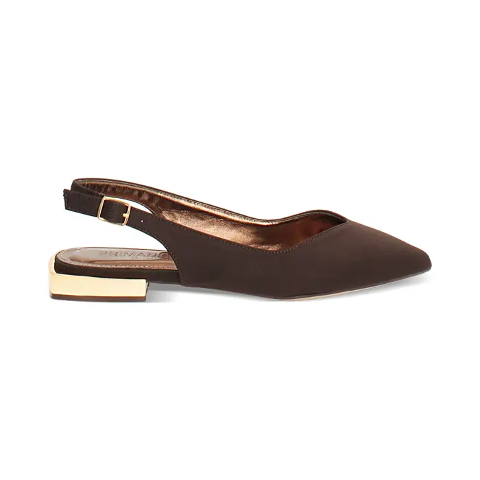 Ballerine slingback testa di moro eleganti