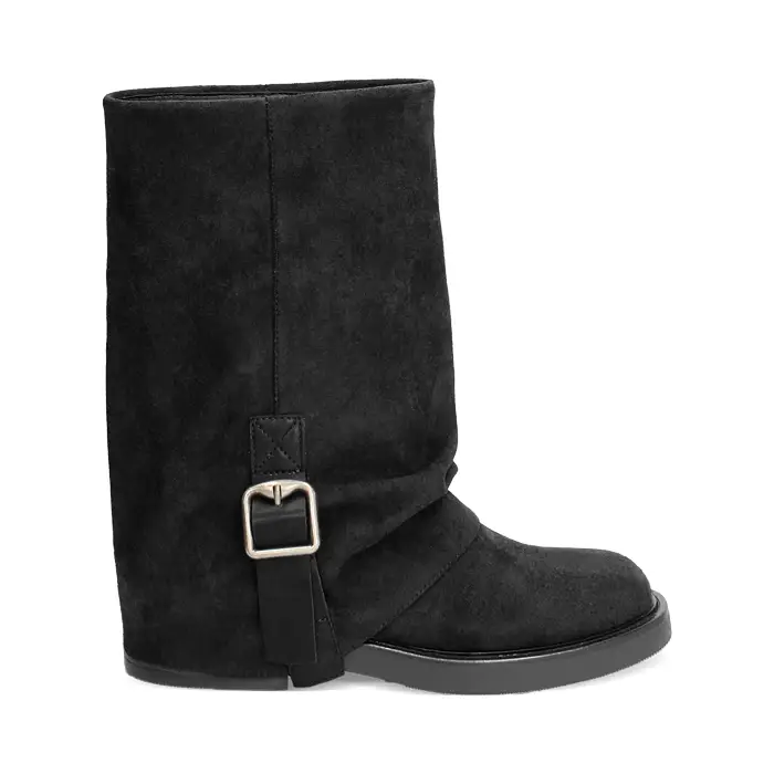 Biker in microfibra neri