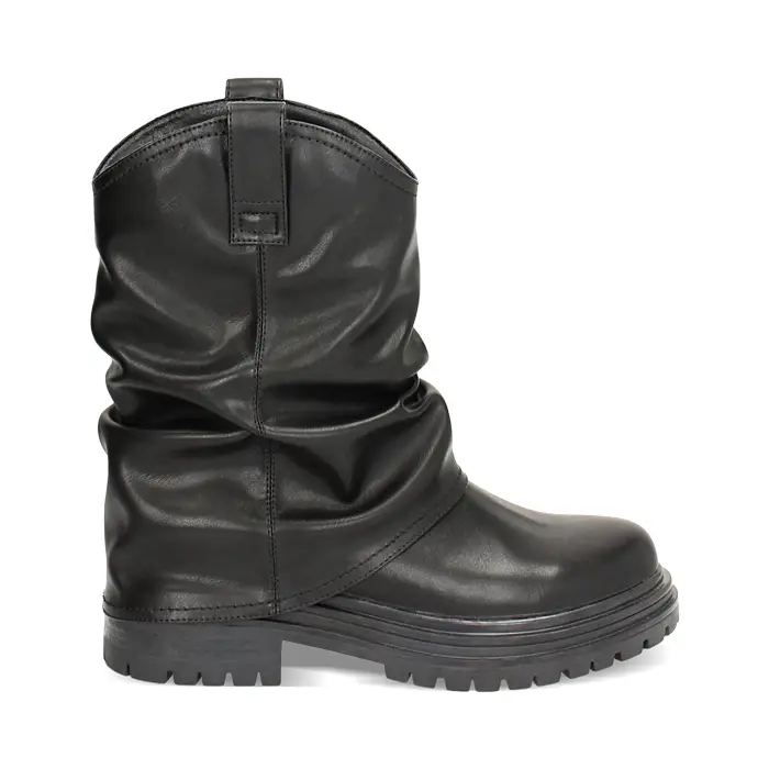 Biker neri con gambale cascante