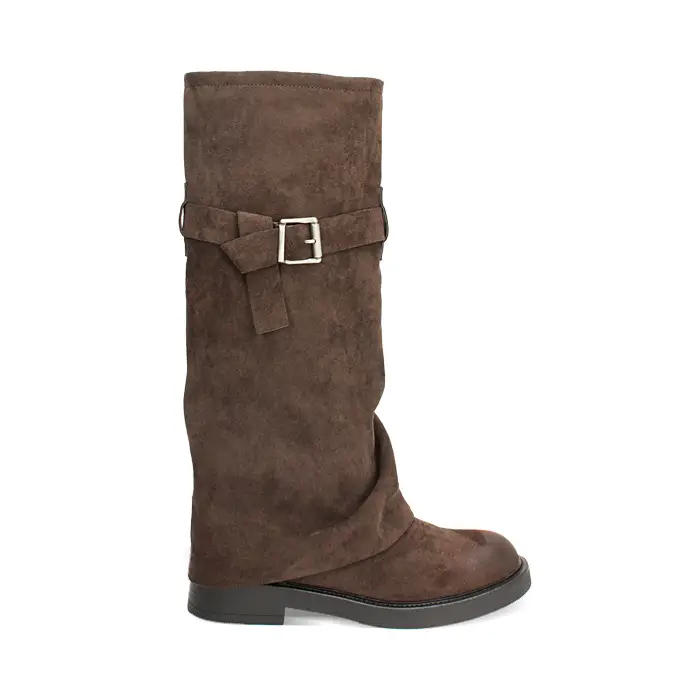 Biker testa di moro in microfibra con gambale sceso