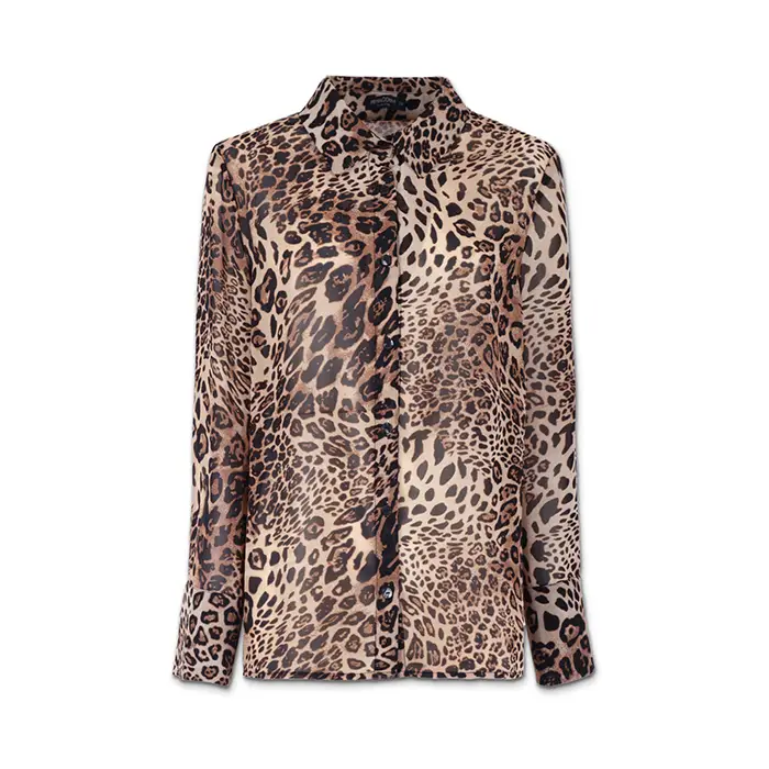 Camicia donna leopardata