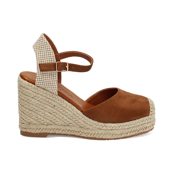 Campesine cognac tacco 9,5 cm