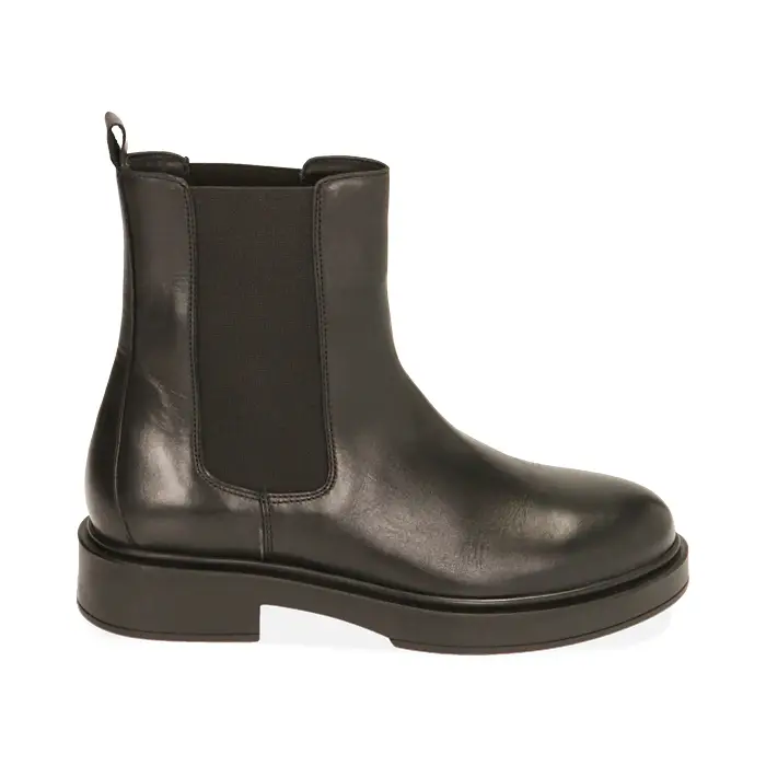 Chelsea boots neri in pelle