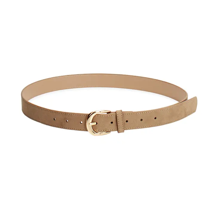 Cinture taupe con fibbia elegante