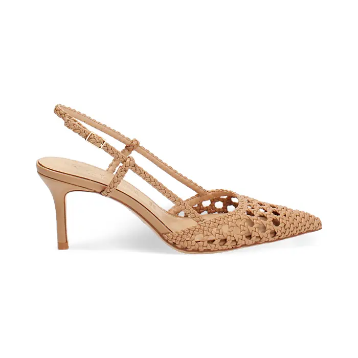 Décolleté beige tacco 7 cm