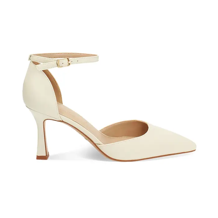 Décolleté open shank donna panna, tacco 7,5 cm