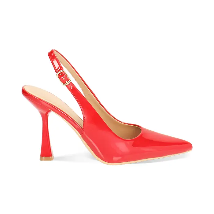 Décolleté rosse tacco 9,5 cm