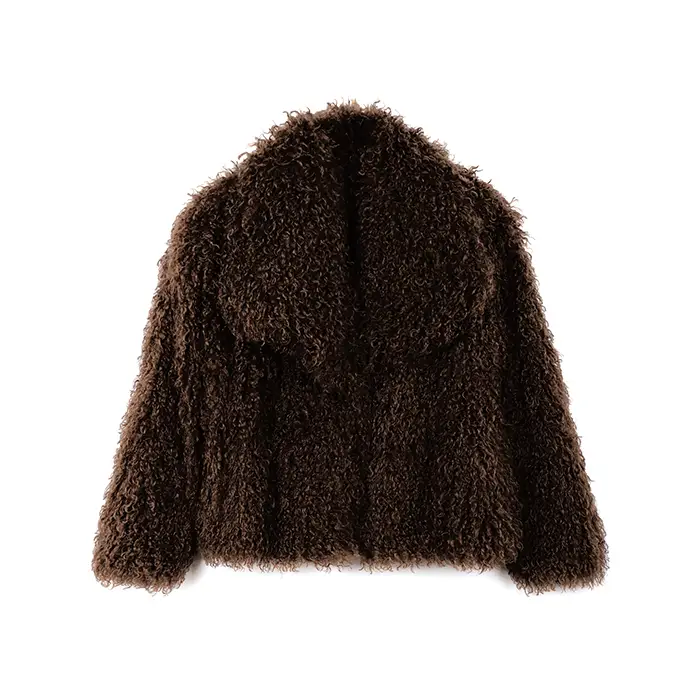 Giacca in sintetico fur moro