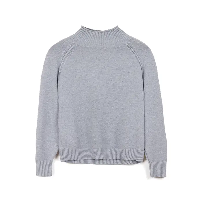 Maglia grigia in tessuto basic