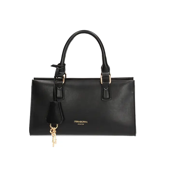 Mini bag nera con tracolla removibile