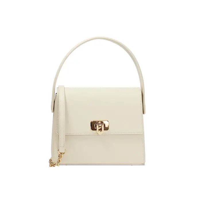 Mini bag panna con tracolla removibile