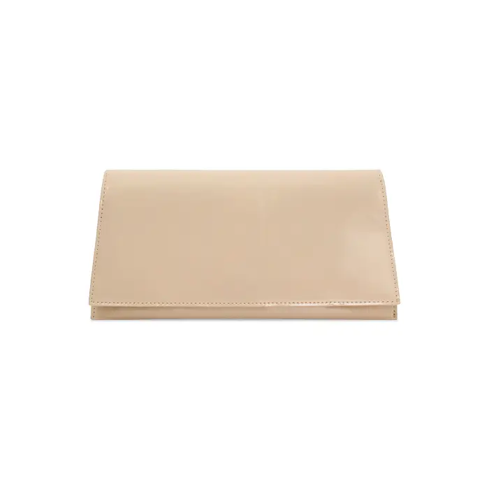 Pochette beige con tracolla removibile