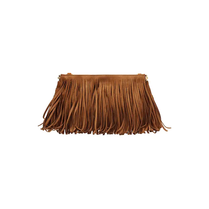 Pochette cognac con stile raffinato
