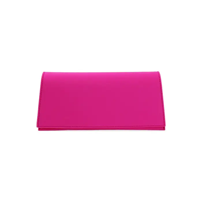Pochette fucsia con tracolla removibile