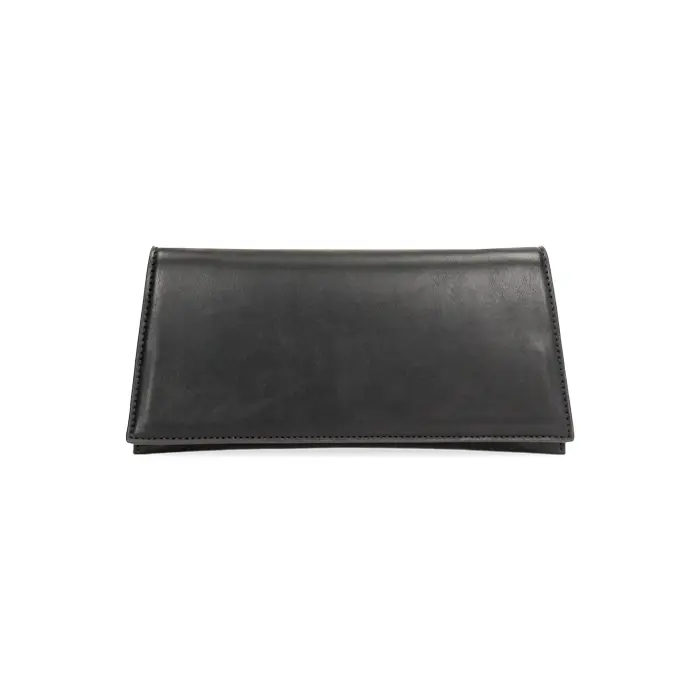 Pochette nera con tracolla removibile