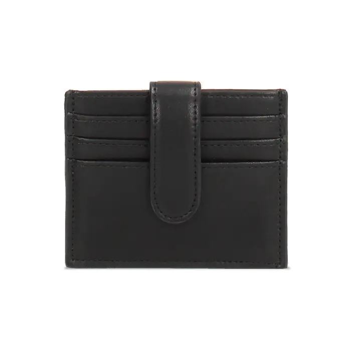 Portafoglio nero compatto ed elegante