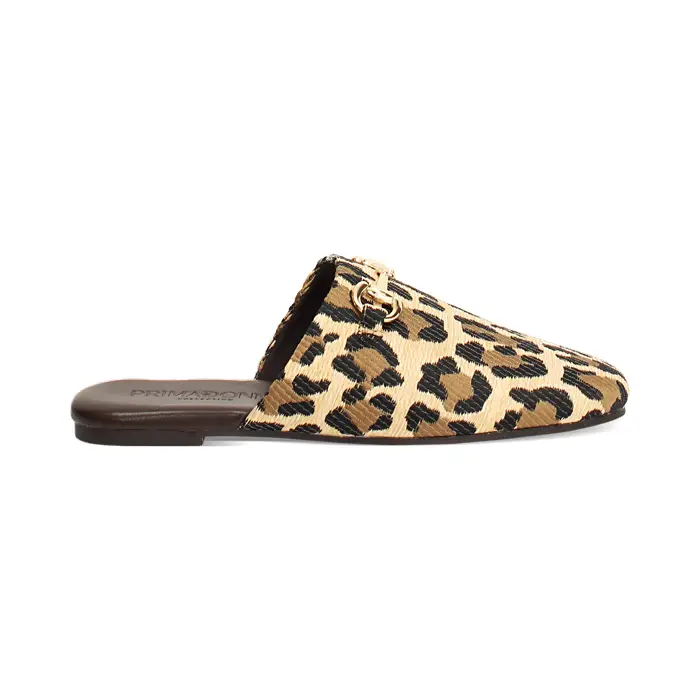Sabot leopard urban chic