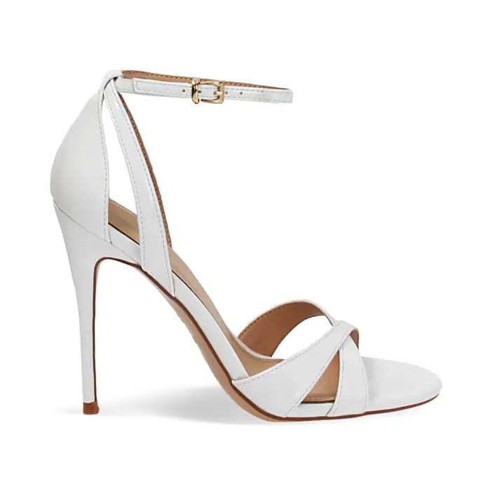 Sandali bianchi tacco 11,5 cm