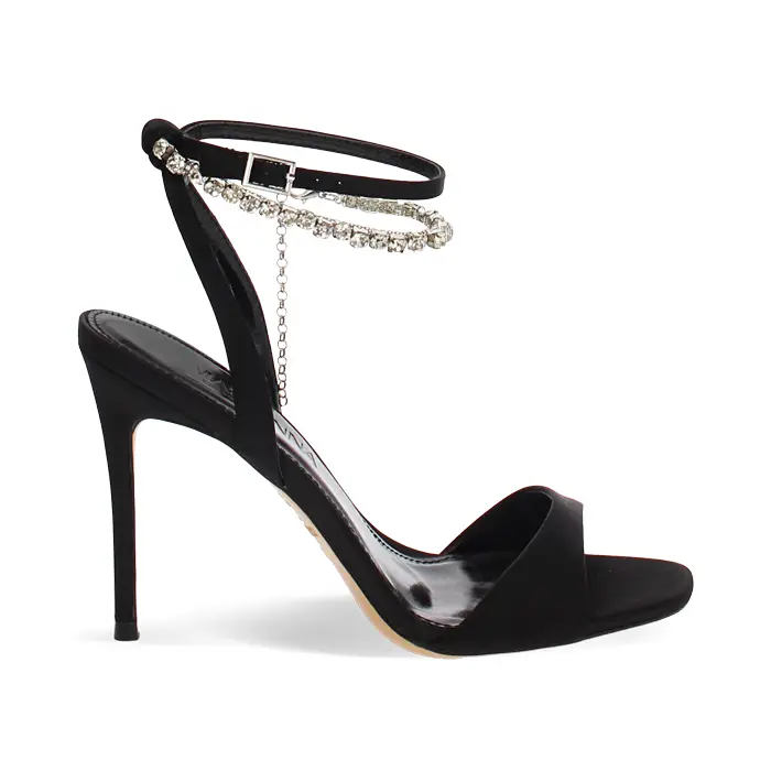 Primadonna Collection Sandali neri con tacco 10 cm