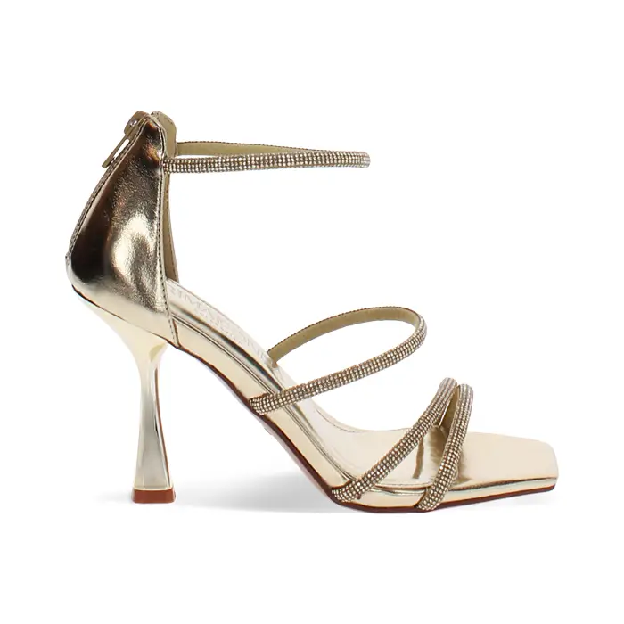 Sandali oro con tacco 9,5 cm