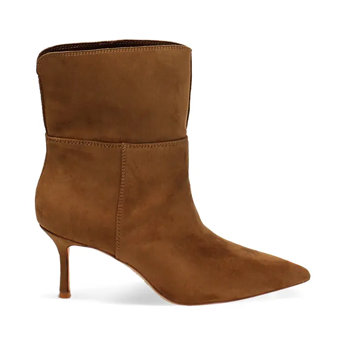 Tronchetti cognac tacco 7 cm