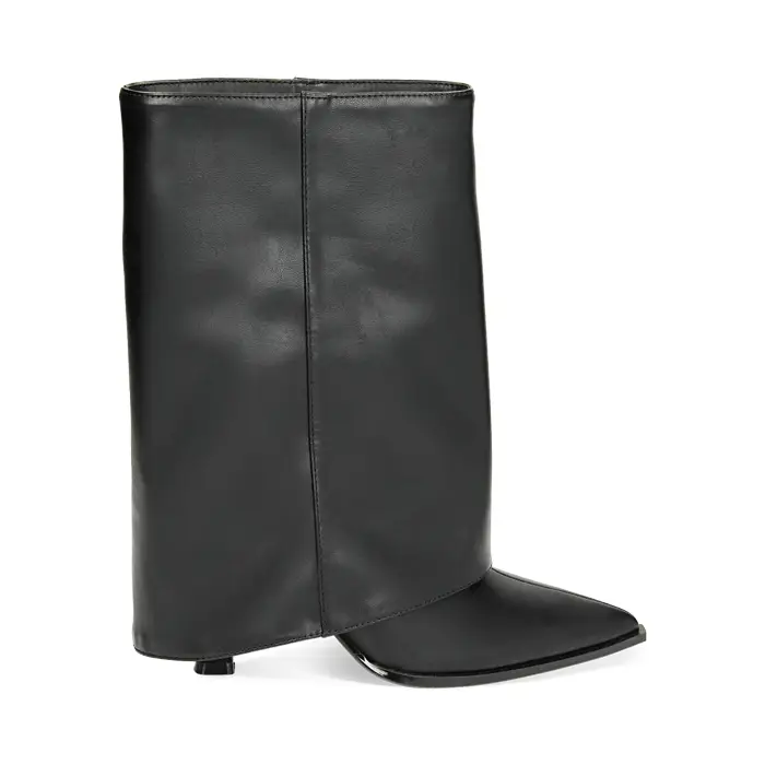 Tronchetti neri, tacco 9,5 cm