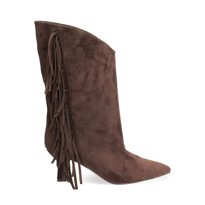 Tronchetti testa di moro tacco 6,3 cm