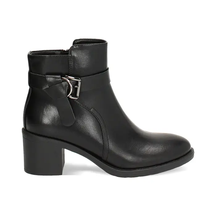 Tronchetto nero con fibbietta