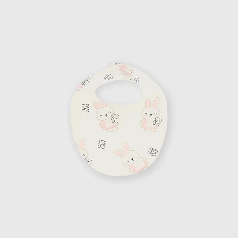 Bavaglino da bambina bianco