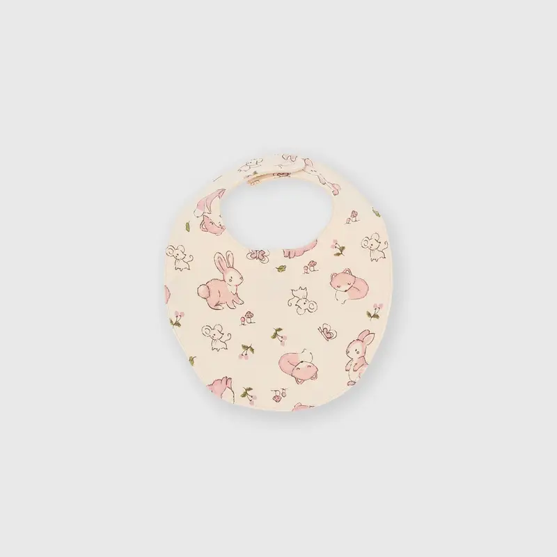 Bavaglino da bambina bianco