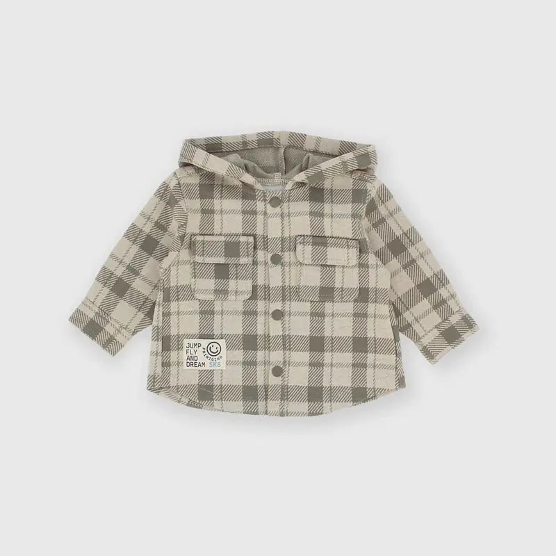 Camicia in cotone da bambino beige