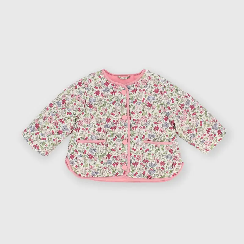 Giubbino da bambina bianco