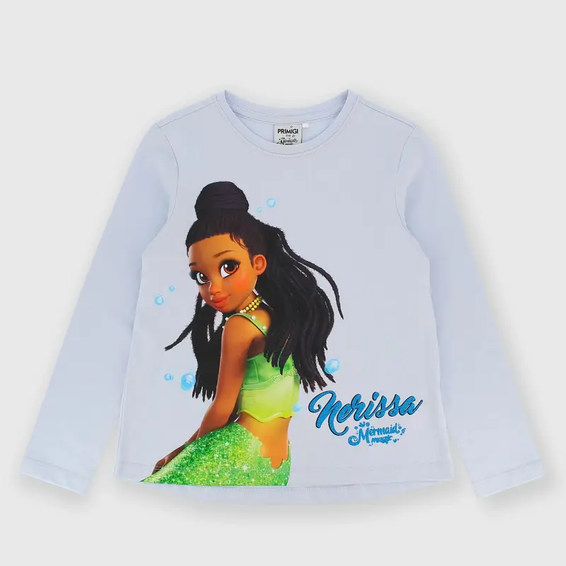 Maglietta maniche lunghe celeste mermaid magic™