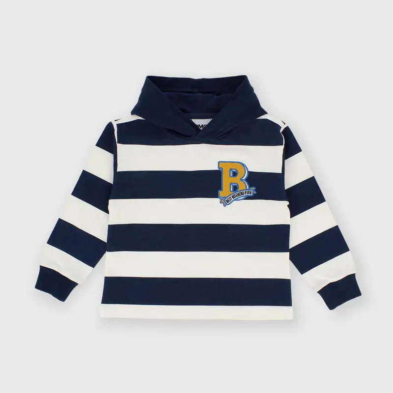 Maglietta maniche lunghe da bambino blu