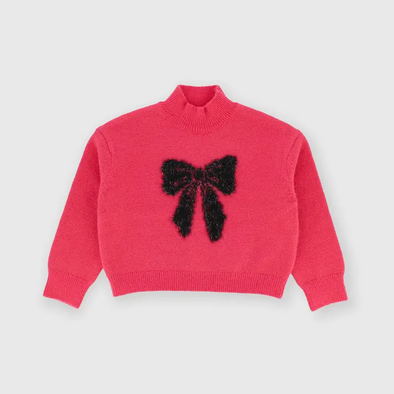 Maglioncino da bambina rosa