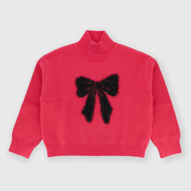 Maglioncino da bambina rosa