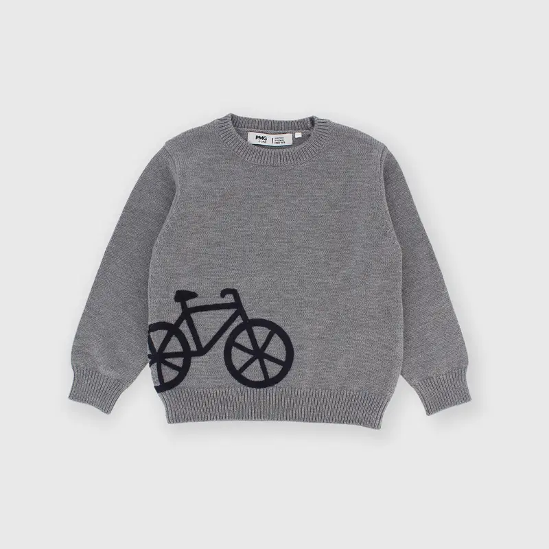 Maglioncino da bambino grigio