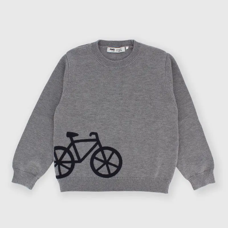 Maglioncino da bambino grigio