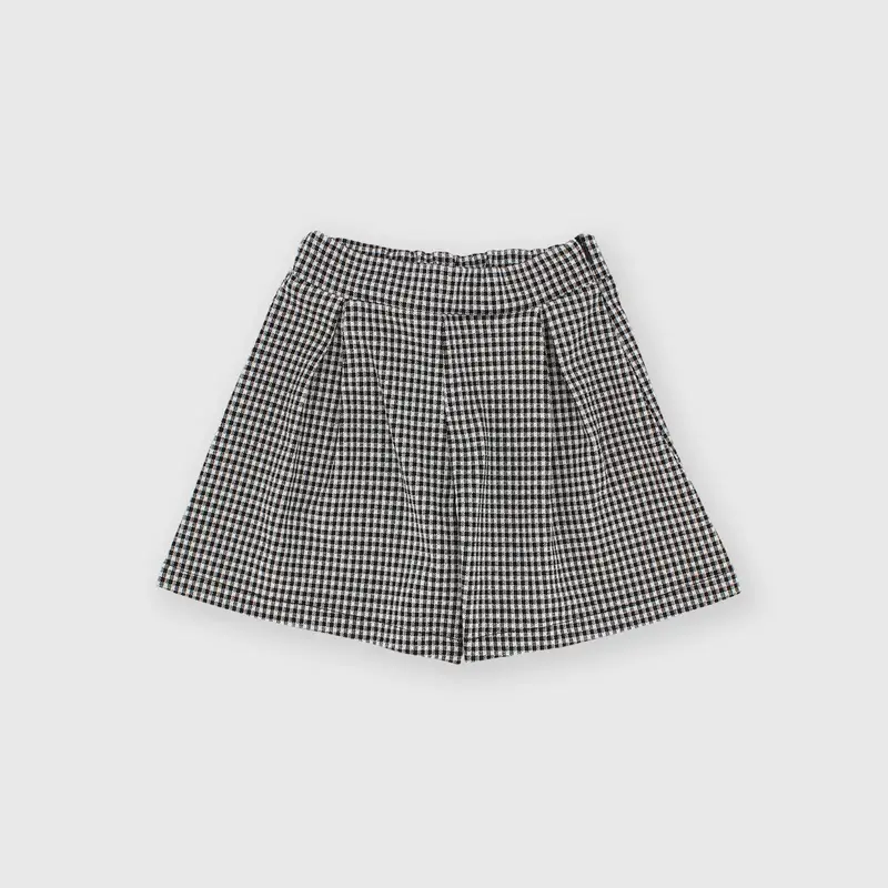 Pantaloncino da bambina nero