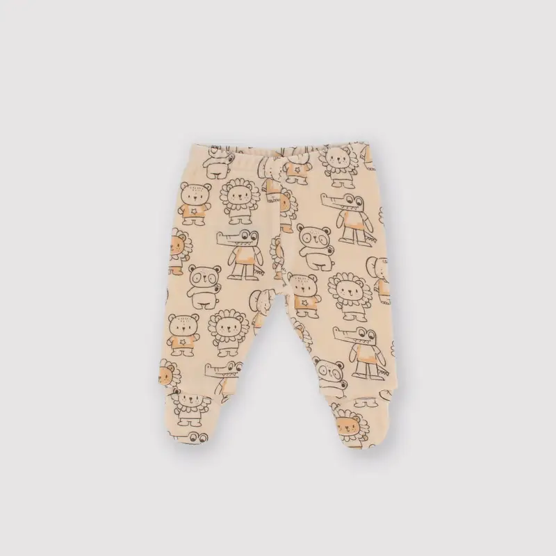 Pantalone in ciniglia da bambino bianco